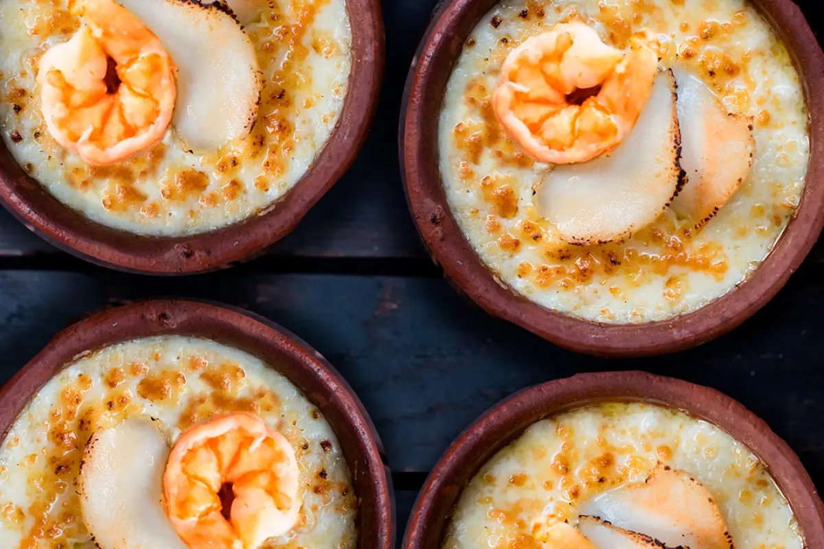 Camarones ahumados , Cedida