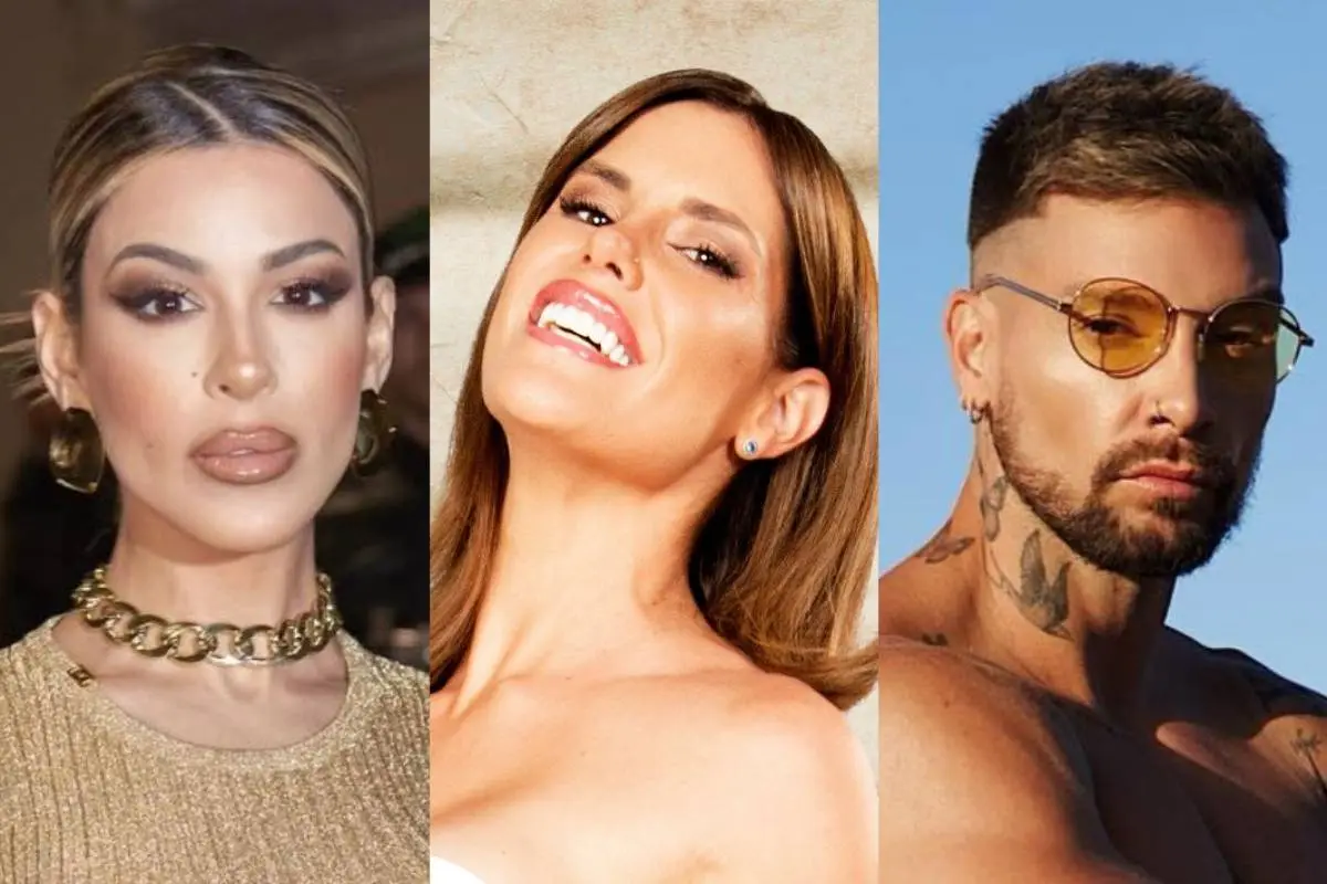 Gala Caldirola, Oriana Marzoli y Luis Mateucci, Redes Sociales