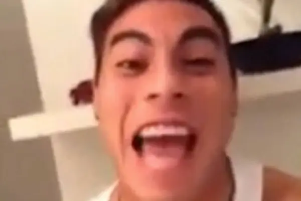 Eduardo Vargas se robó las imagenes ,Redes sociales