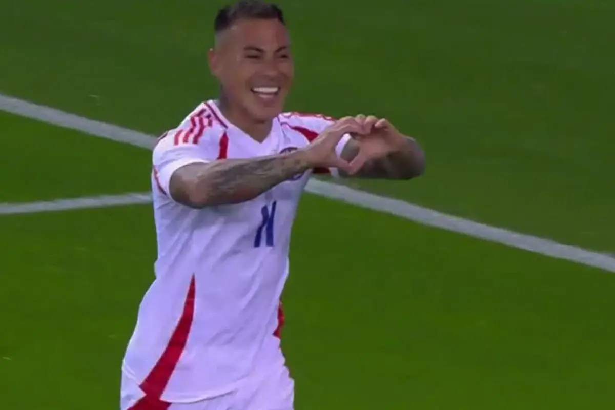 Eduardo Vargas marcó el 1-0, Captura