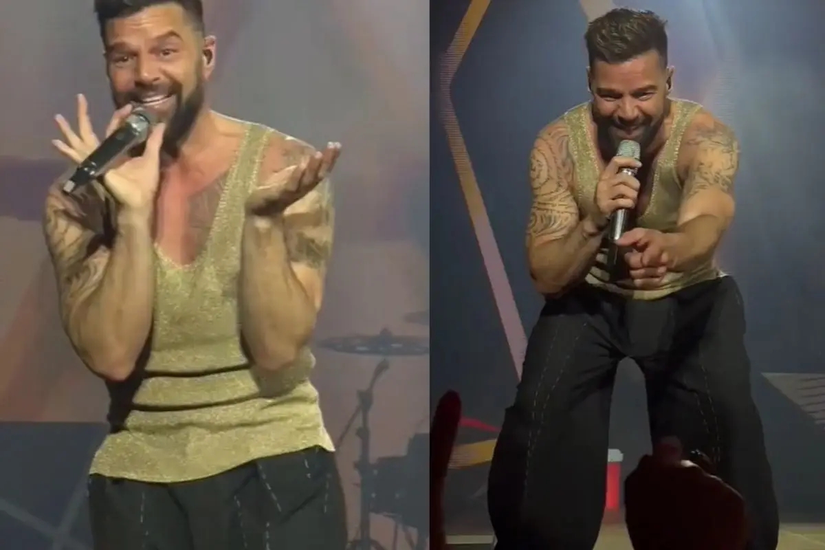 Richy Martin se presentó en la capital, Captura