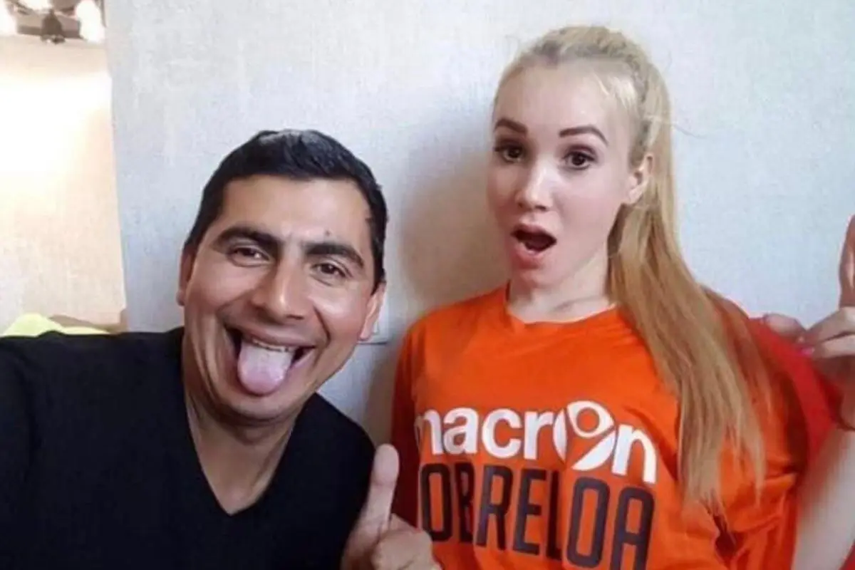 El hincha más famoso de Cobreloa y su "amiga" rusa, Instagram