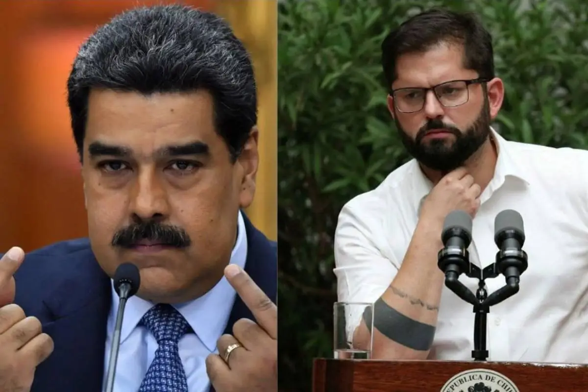Nicolás Maduro-Gabriel Boric, redes sociales