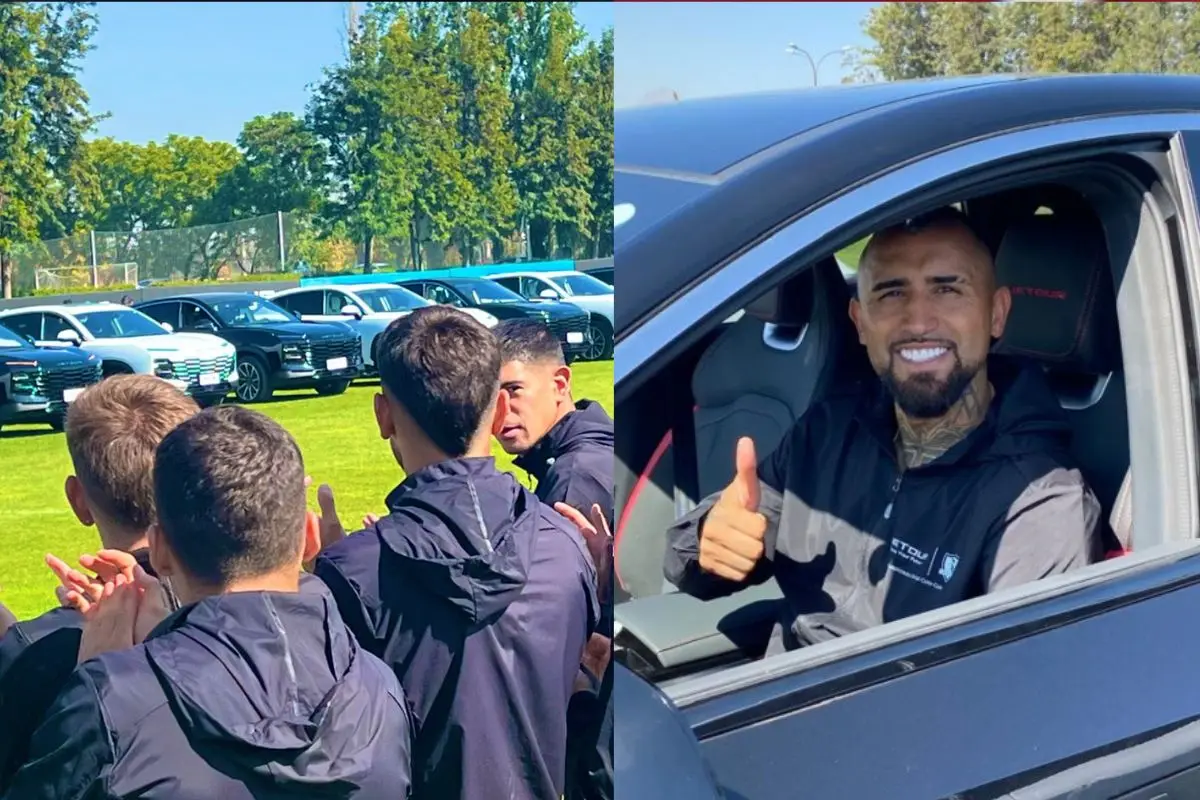 Arturo Vidal fue el más agradecido con el nuevo auto, Twitter