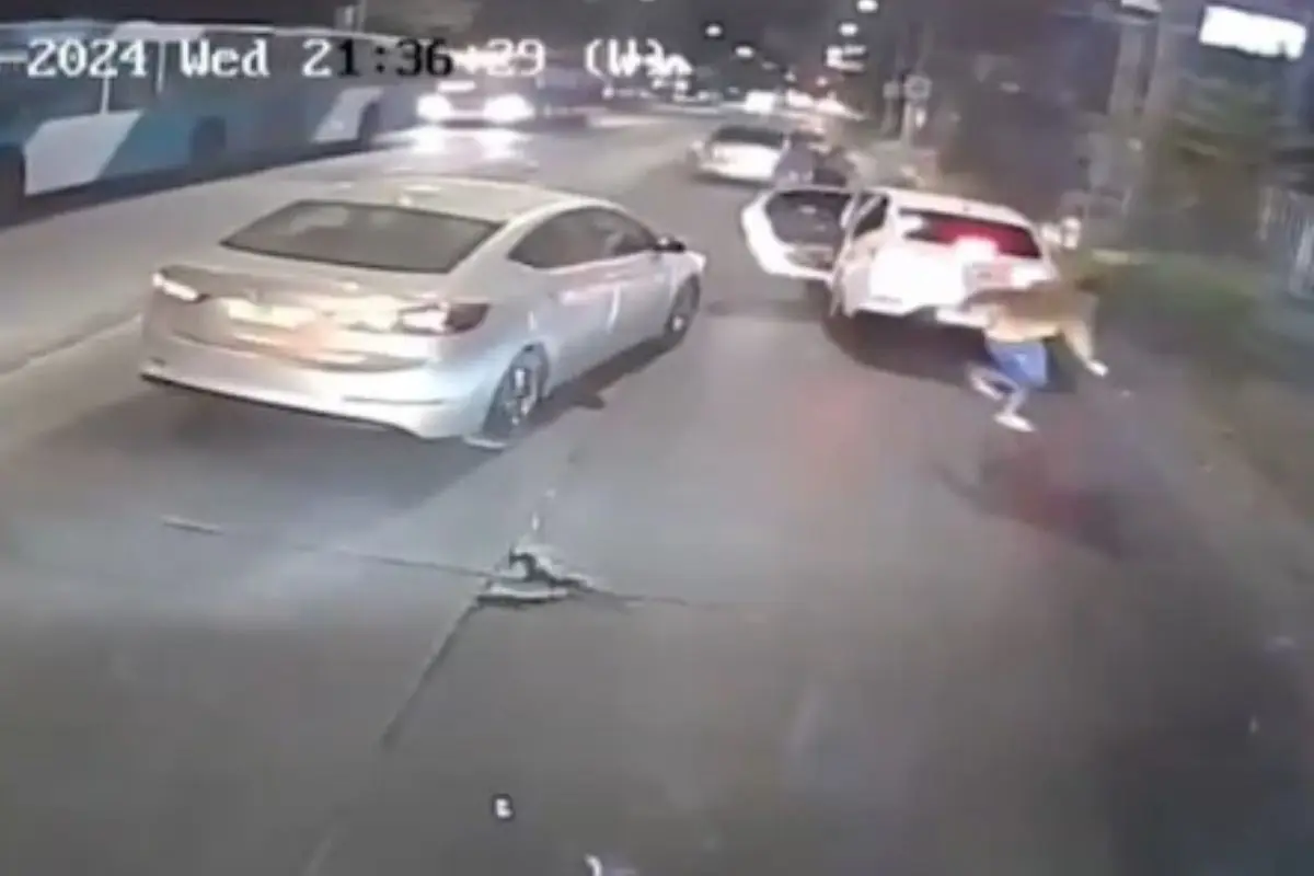 El ataque quedó registrado en distintas cámaras, Captura