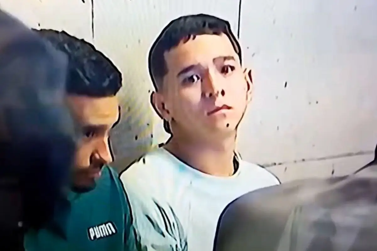 El imputado lanzó un beso a la prensa, Captura