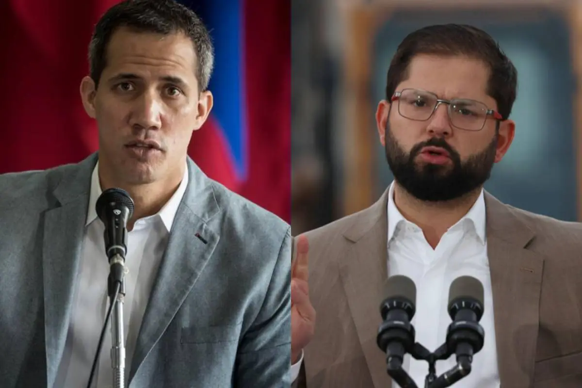 Juan Guaidó y Gabriel Boric, Redes sociales
