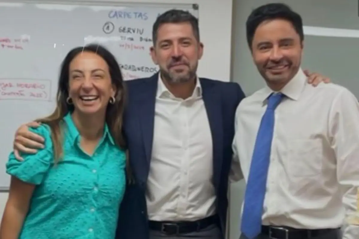 Rodolfo Carter y el representante de la UDI, Daniel Morales, Instagram