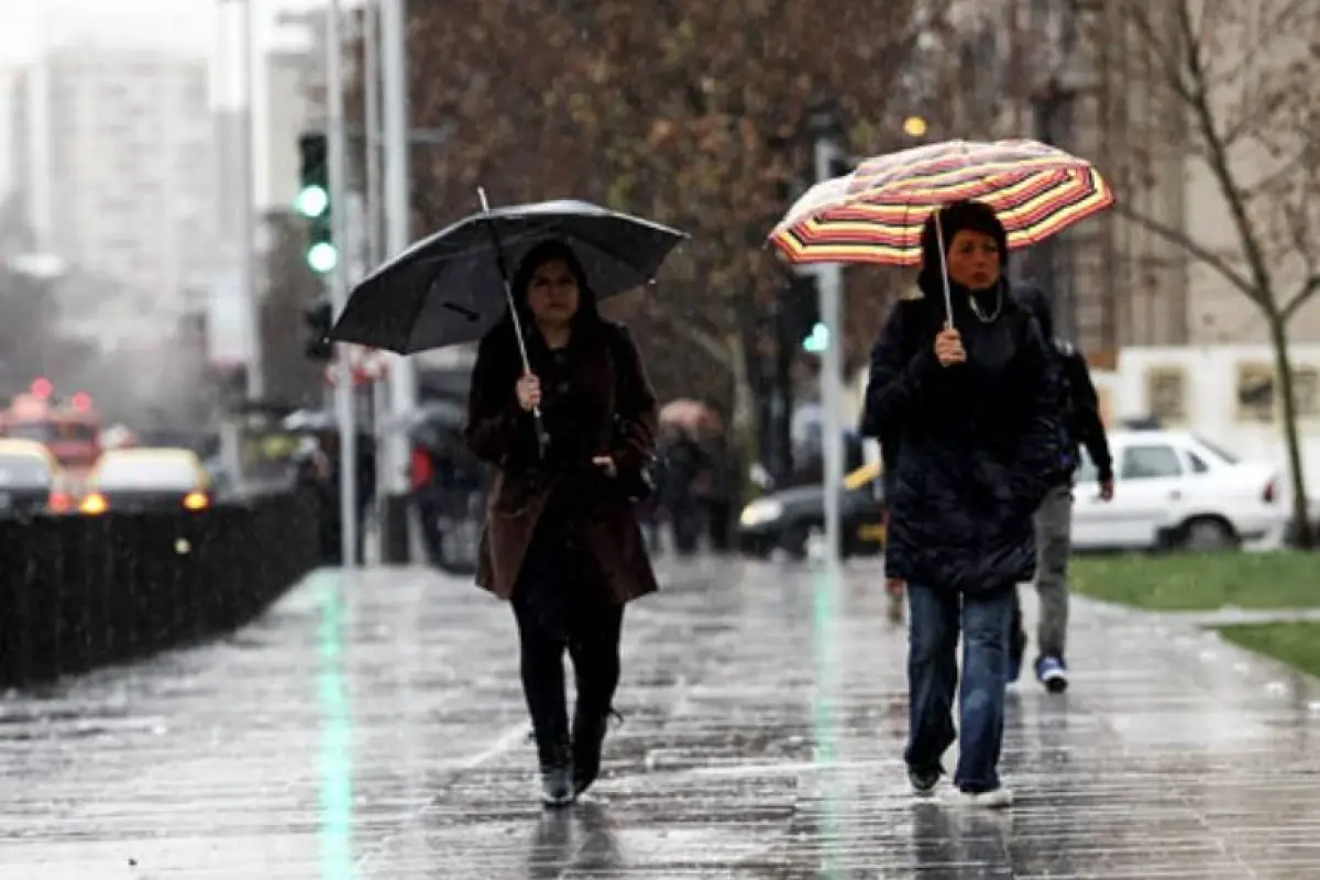 Lluvia en Santiago
