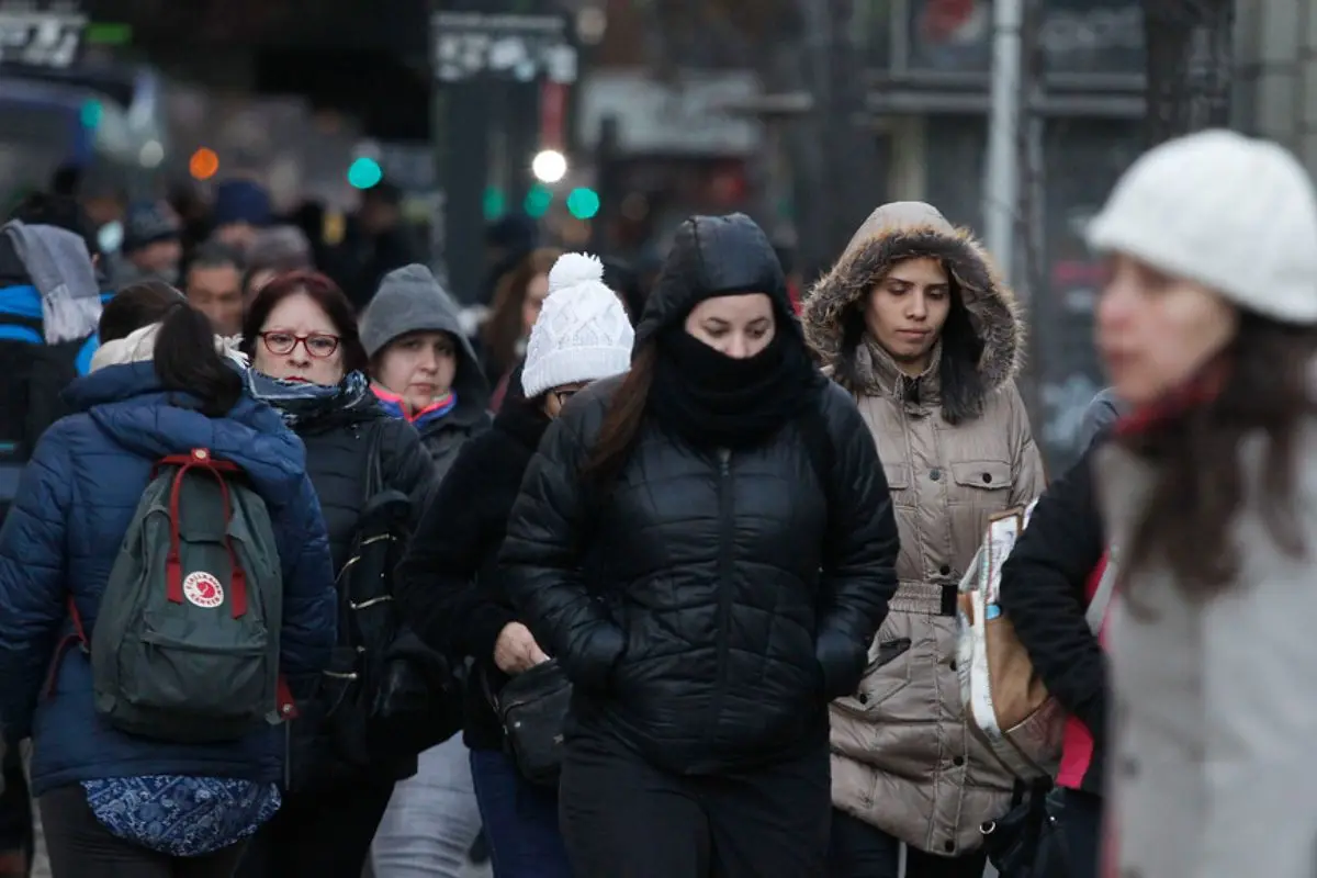 El frío se tomará la zona central, Agencia Uno