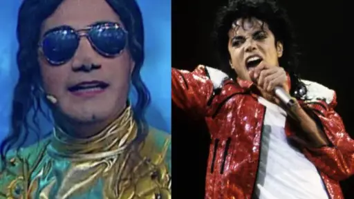 Cristián Henríquez y Michael Jackson
