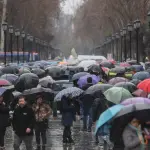 Paraguas se podrán ver durante el fin de semana, Agencia Uno