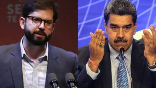 Gabriel Boric y Nicolás Maduro , Redes sociales