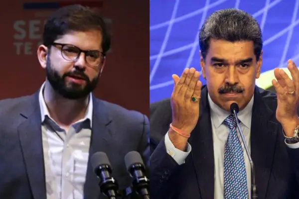 Gabriel Boric y Nicolás Maduro  ,Redes sociales