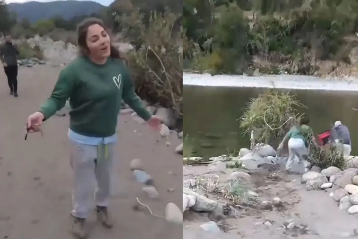 Mujer no tuvo piedad con el adulto mayor, Captura