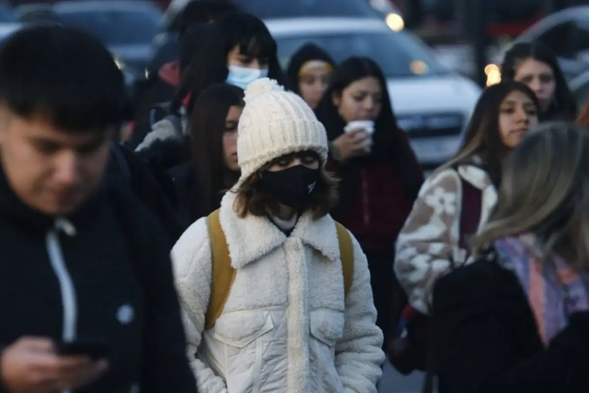 El frío se tomó la zona central, Agencia Uno