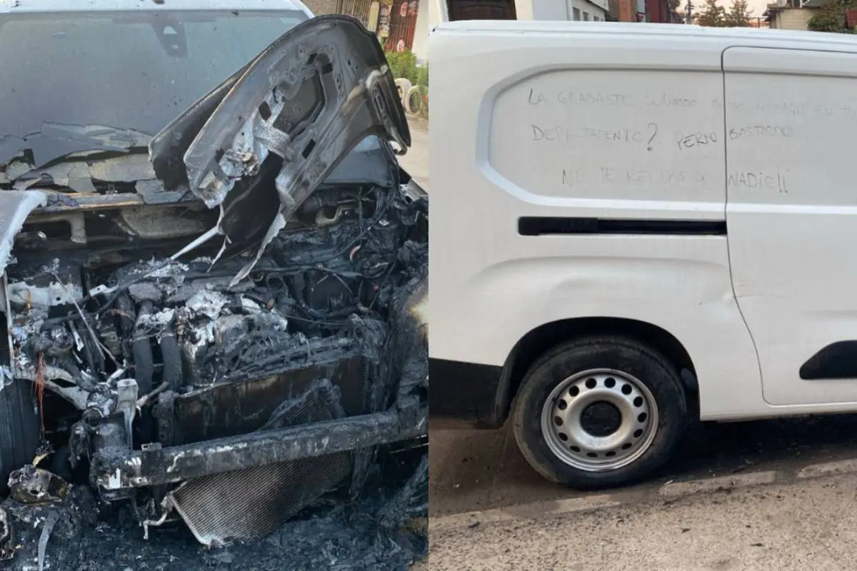 Furgón quemado en Maipú , Redes sociales