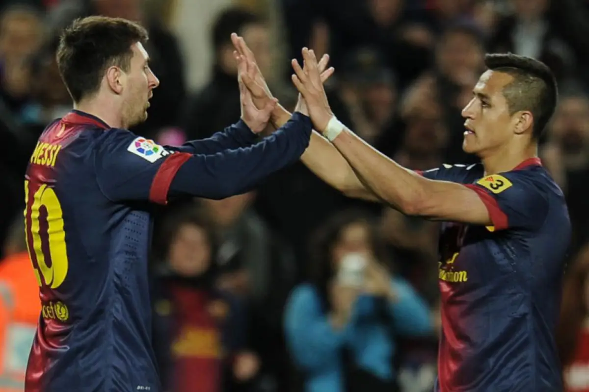 Alexis Sánchez y Lionel Messi , Redes sociales | Marca