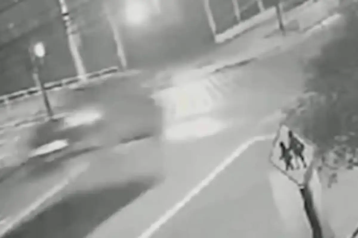 Auto ''voló'' en Puente Alto, Captura de redes sociales