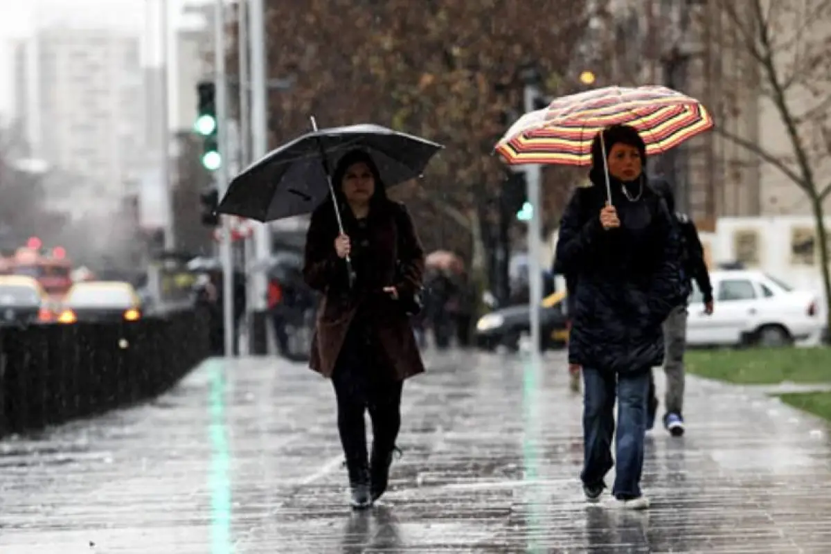 Lluvia en Santiago