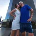 Kaminski y Carla Jara durante sus vacaciones en Brasil, Instagram