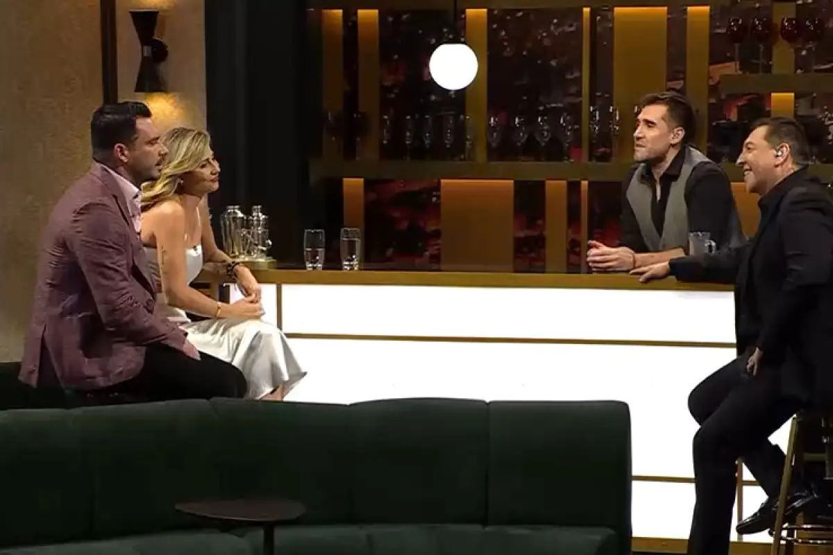 Mauricio Pinilla y Gissella Gallardo en Podemos Hablar, Cedida