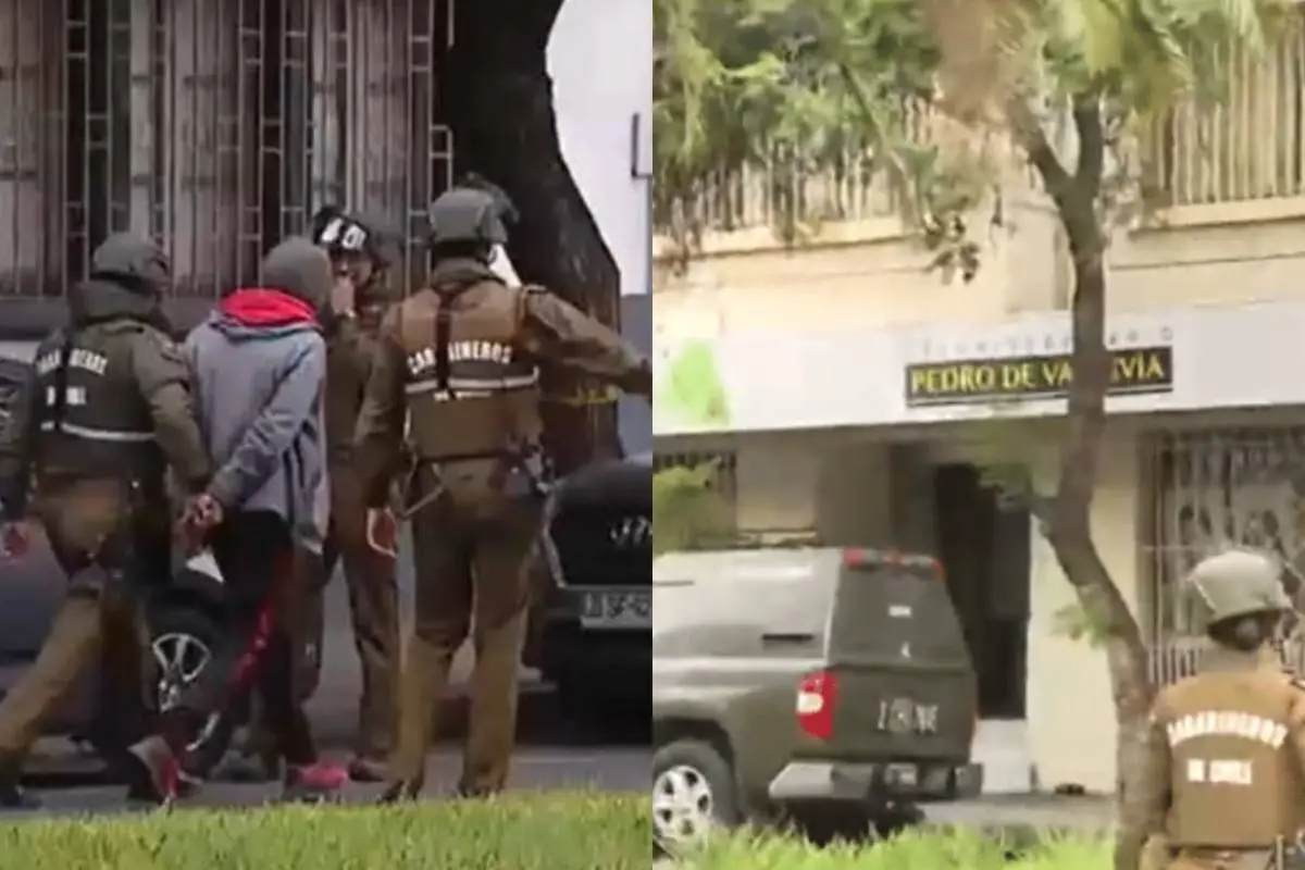 Hombre parapetado en Preuniversitario , Redes sociales