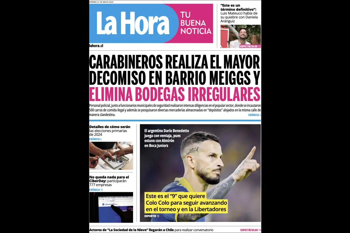 Papel digital 31 de mayo 2024, La Hora