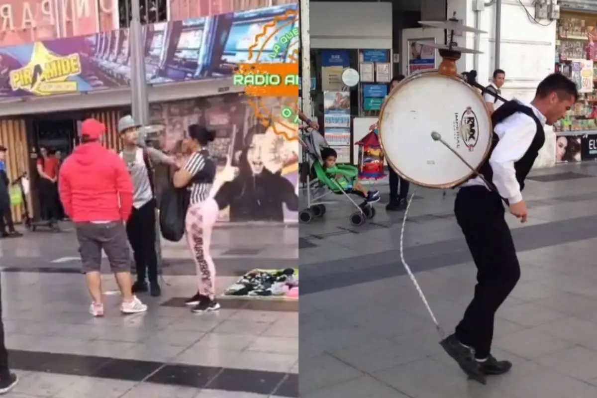 Chinchinero expulsado en Antofagasta por extranjeros, Captura de redes sociales | Imagen referencial