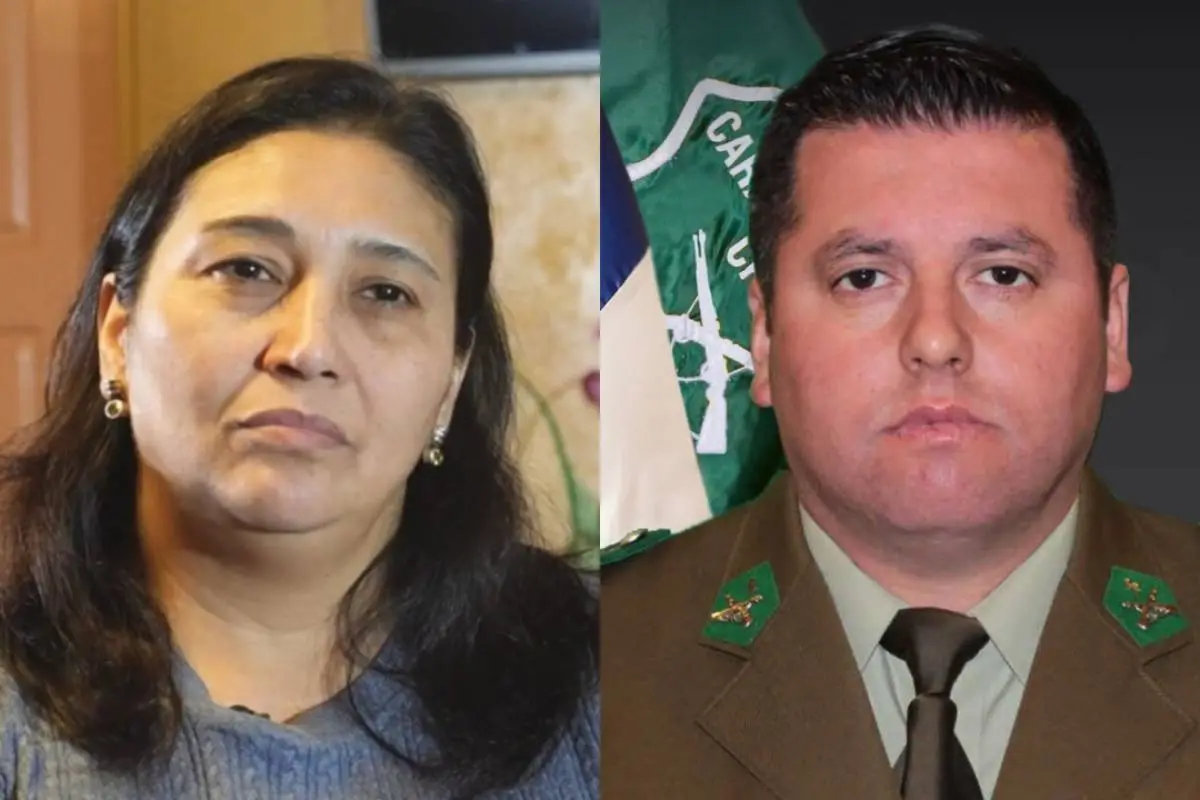 Viuda de Carlos Cisterna, carabinero asesinado en Cañete, Redes sociales