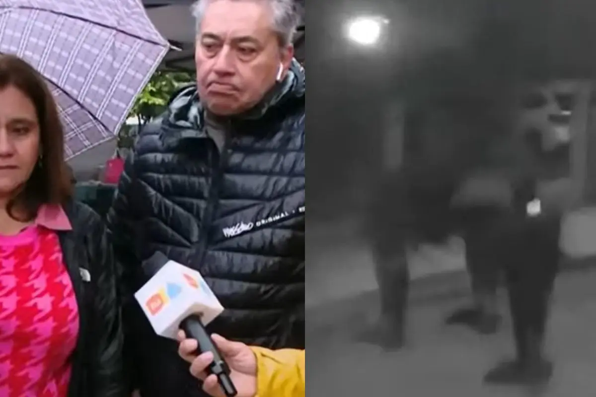 La familia se mostró afectada en televisión, Captura