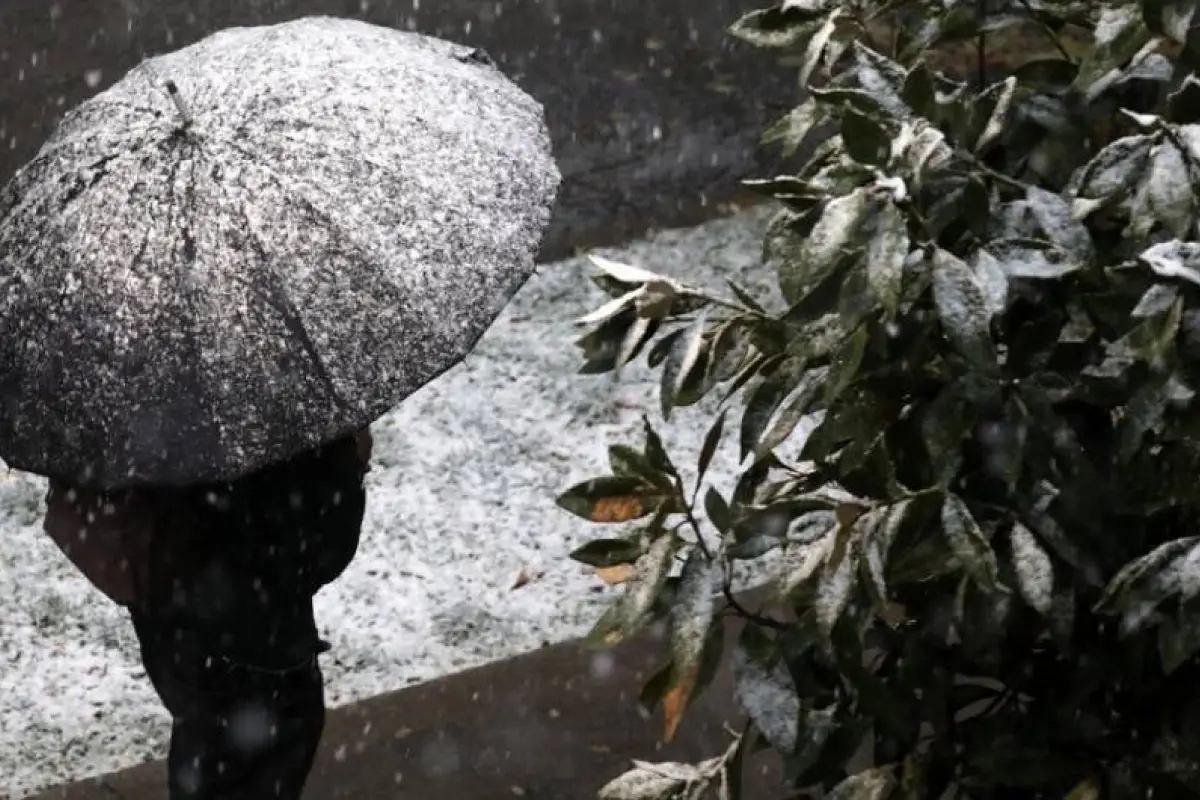 nieve en Santiago