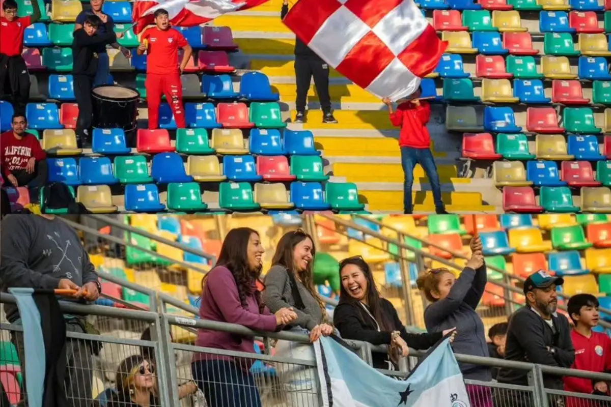 El estadio Bicentenario de La Florida recibió a 2.000 personas, Cedida