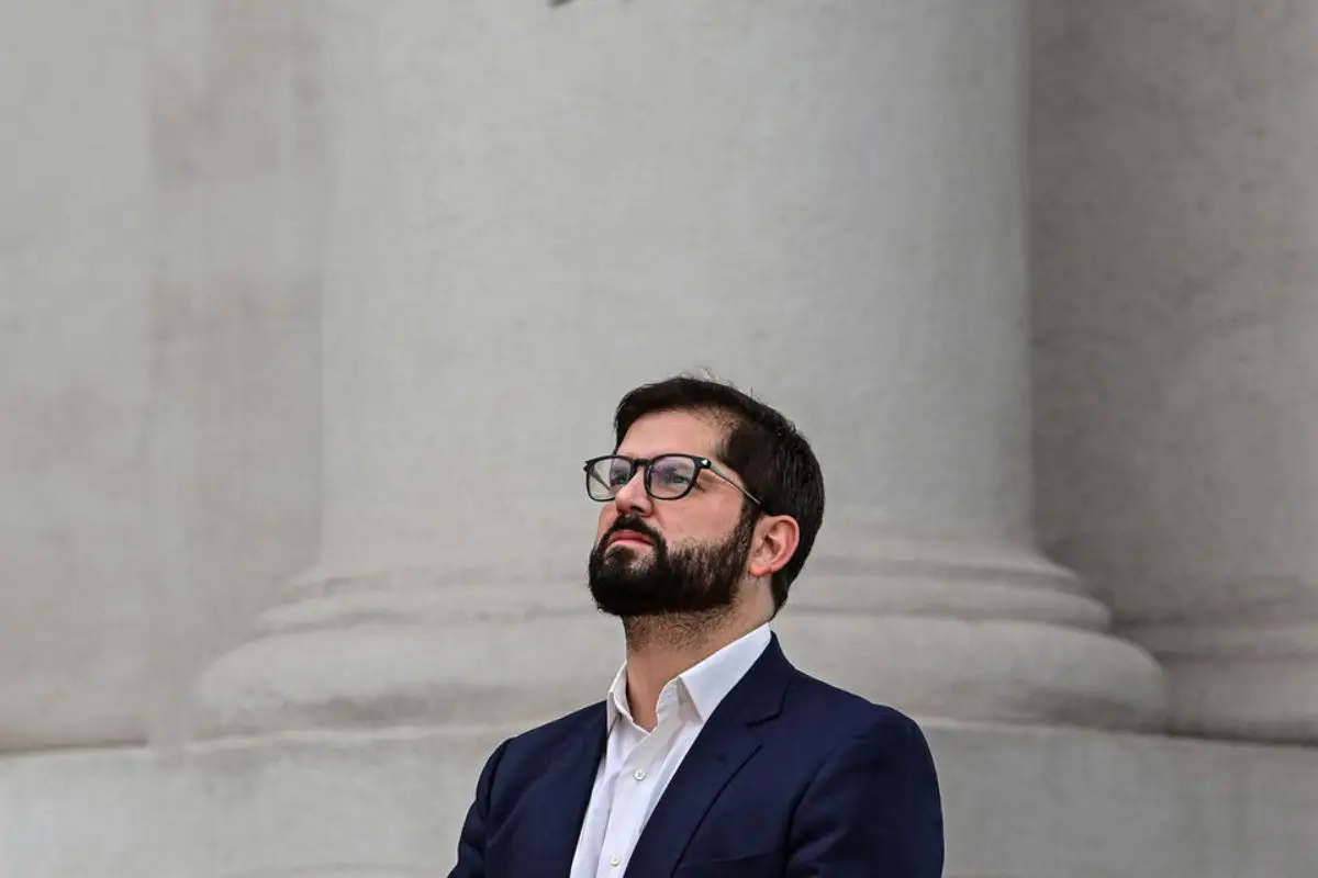 Gabriel Boric no llegó hoy a La Moneda ,Agencia Uno