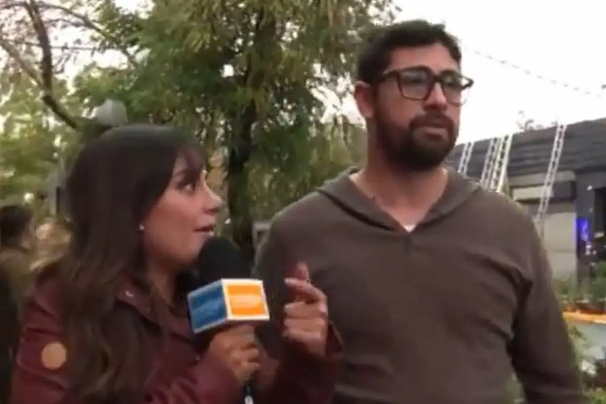 Carabinero de civil abordó a la periodista, Captura