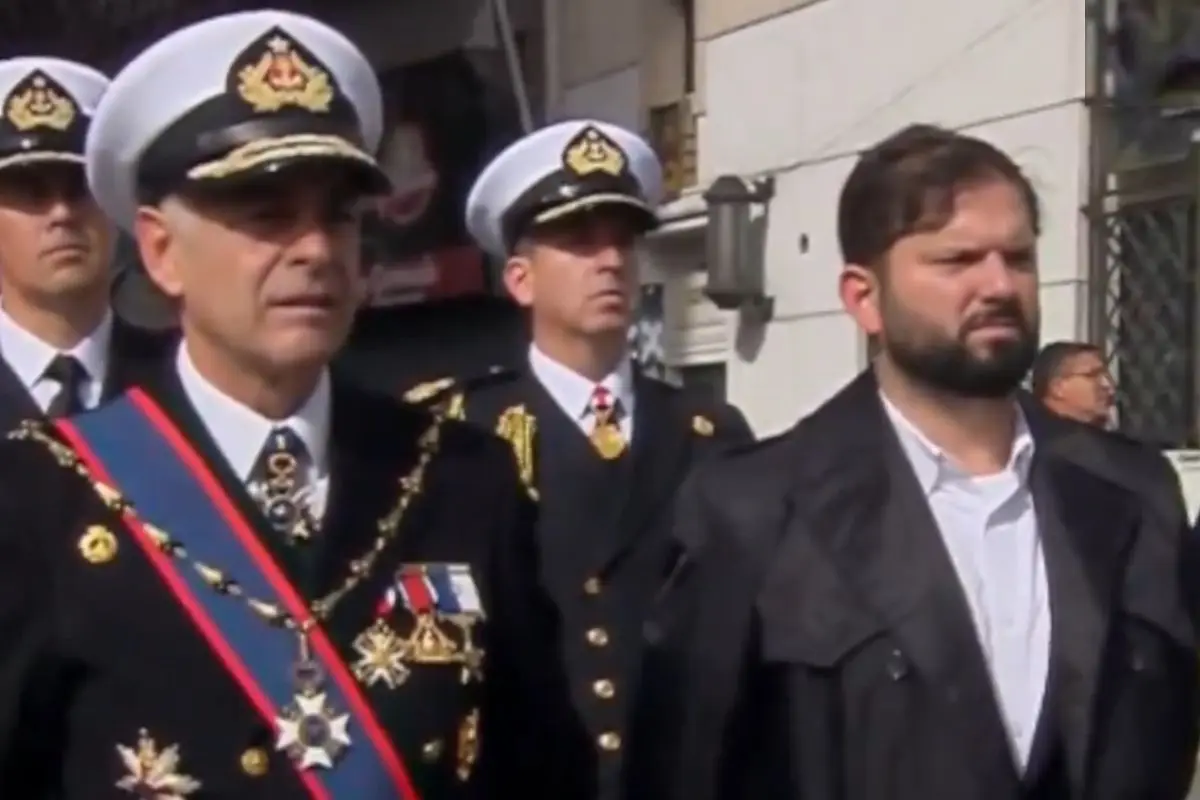 Gabriel Boric fue abucheado en Valparaíso, Captura