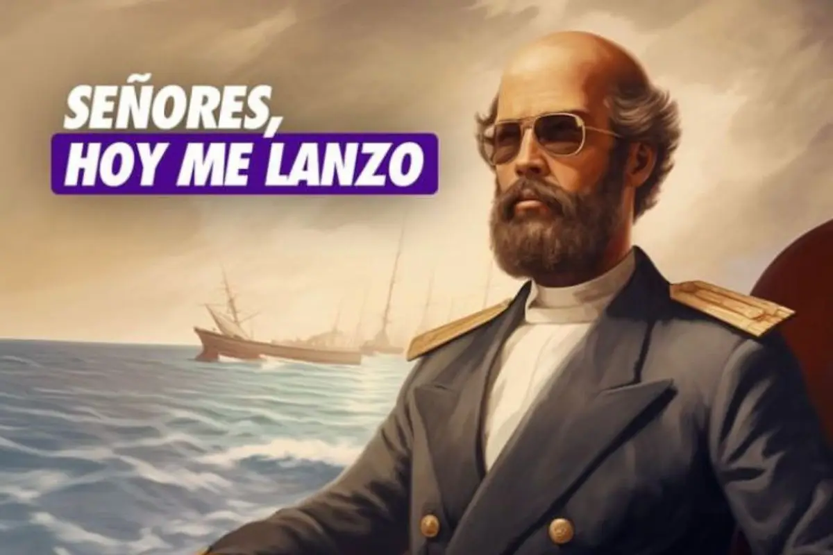 Arturo Prat fue motivo de inspiración para publicistas, Instagram