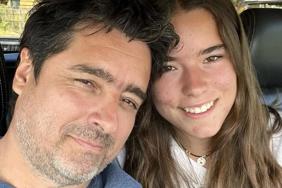 Jorge Zabaleta y su hija Milagros, Instagram