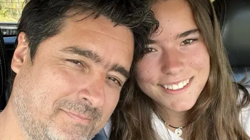 Jorge Zabaleta y su hija Milagros, Instagram