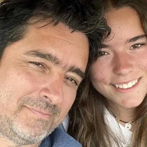 Jorge Zabaleta y su hija Milagros ,Instagram