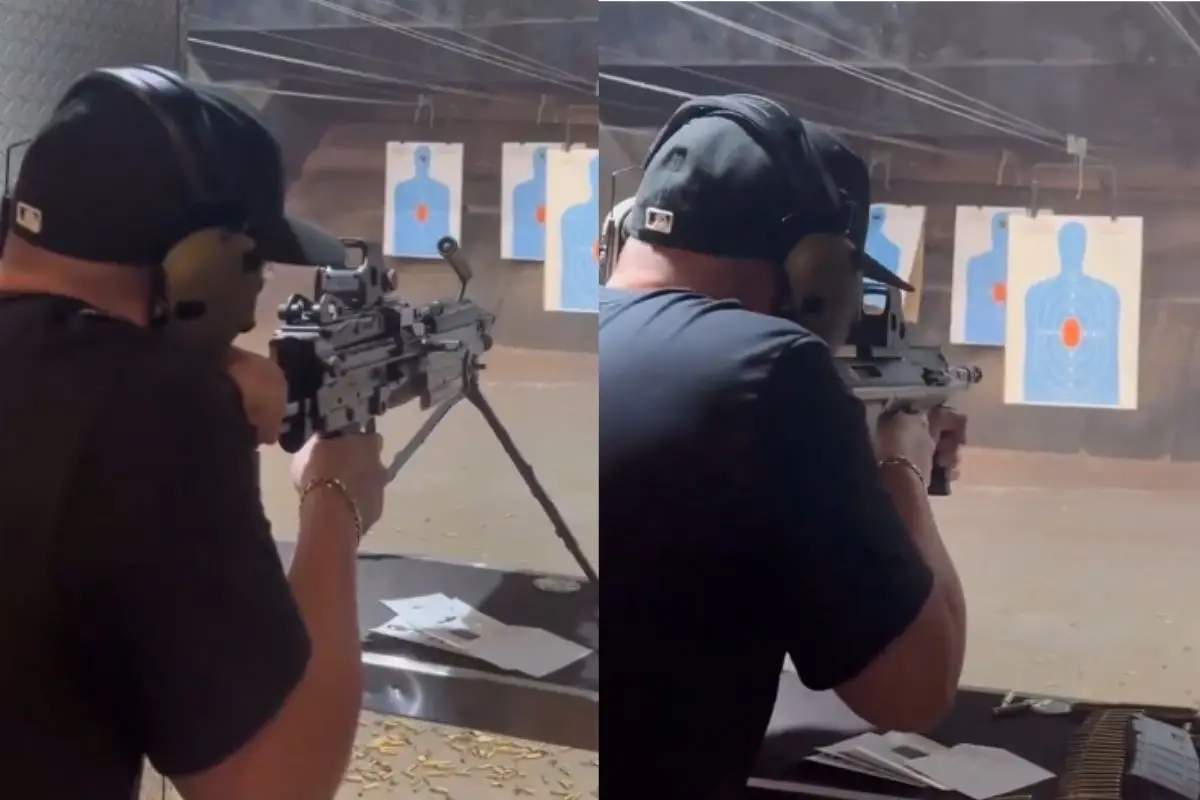 Nano Calderón usando armamento en EE.UU., Captura de pantalla