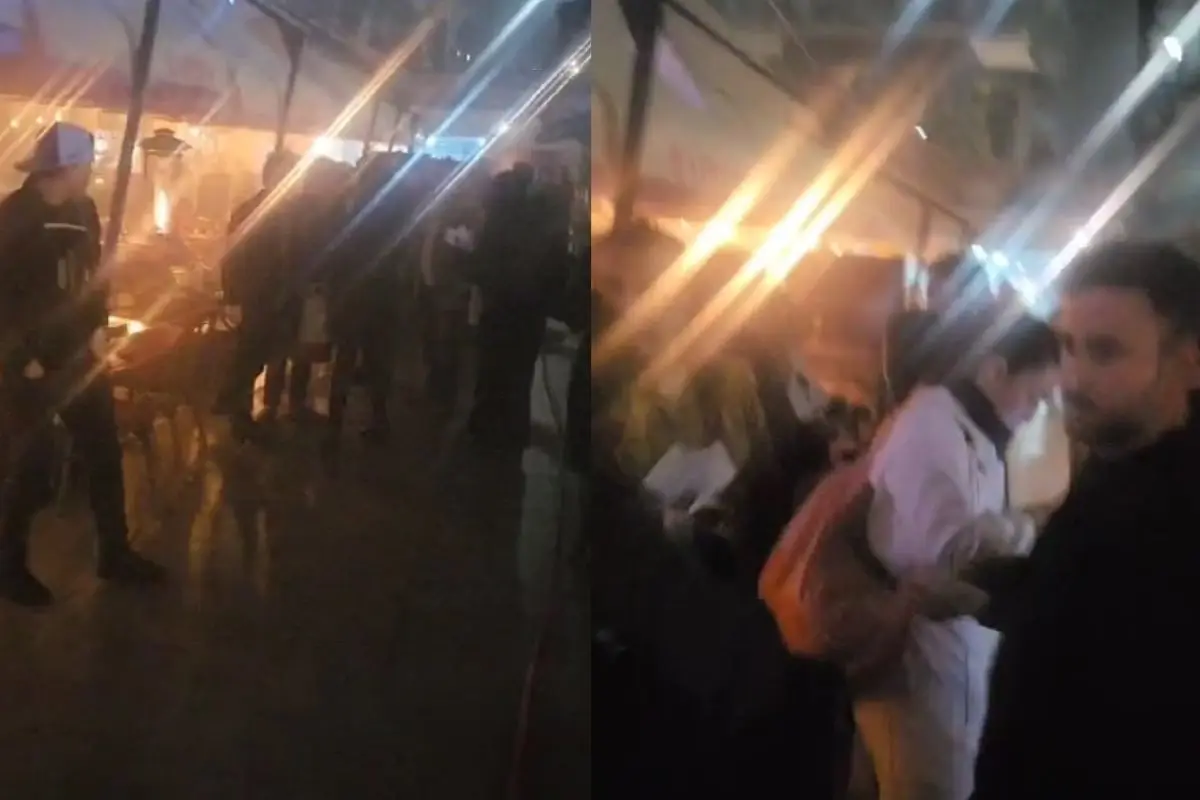 La Plaza Ñuñoa en medio de la emergencia, Captura