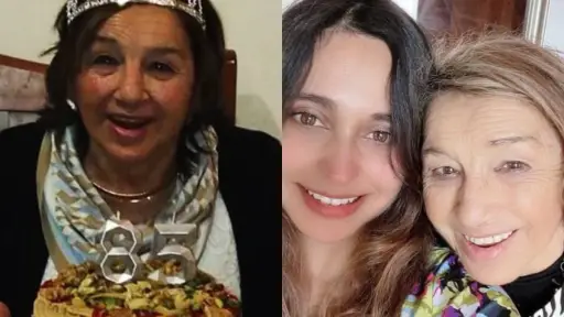 María Elcira Contreras y su nieta, Redes sociales