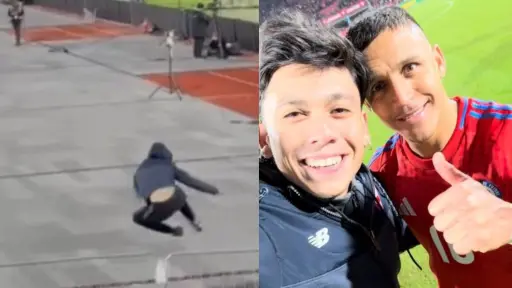 Mauricio Molina logró tomarse una foto con Alexis, Captura