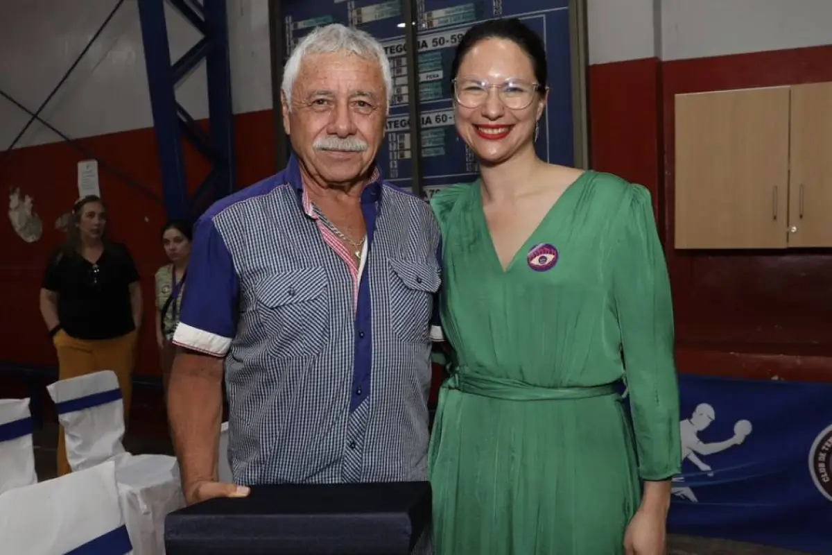 Irací Hassler y Carlos Caszely