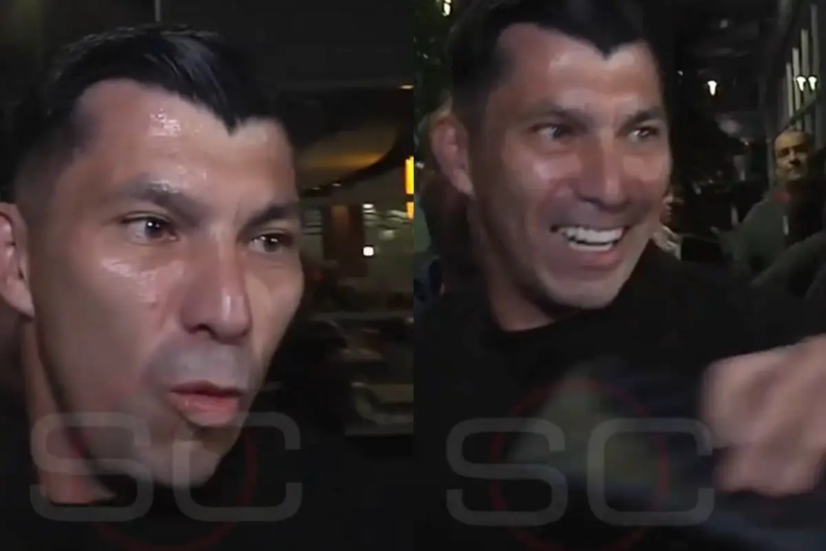 Gary Medel y su chascarro, Captura de pantalla