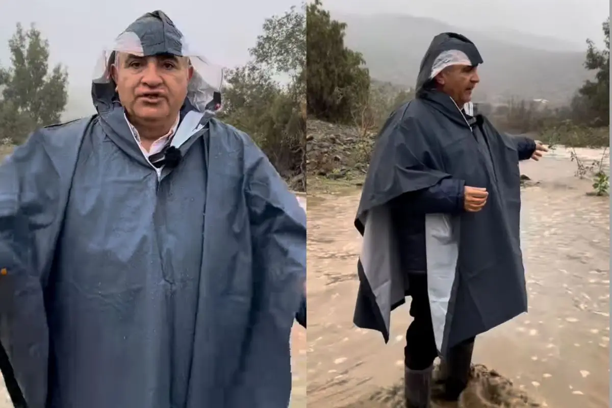 El alcalde de Punitaqui feliz con la lluvia, Captura