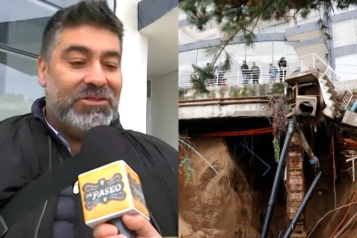 Vecino afectado por socavón en Reñaca , Redes sociales