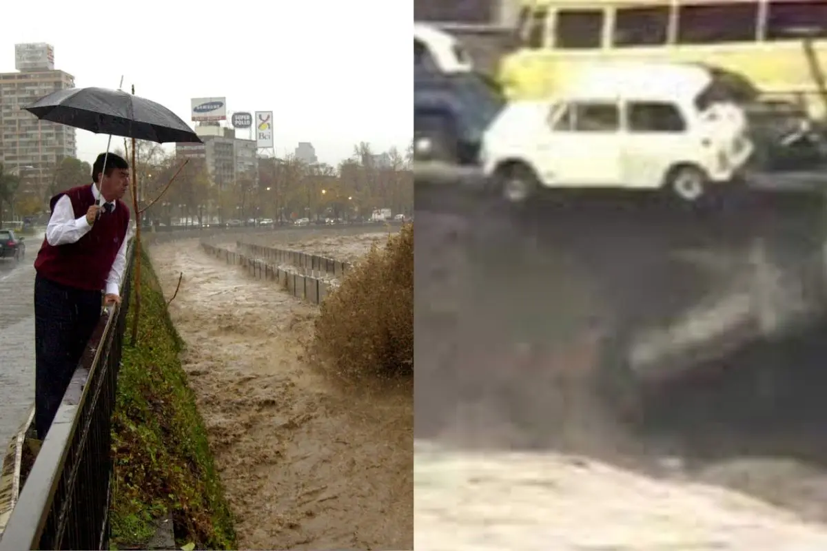 90 mm se esperan para este jueves en Santiago, Captura