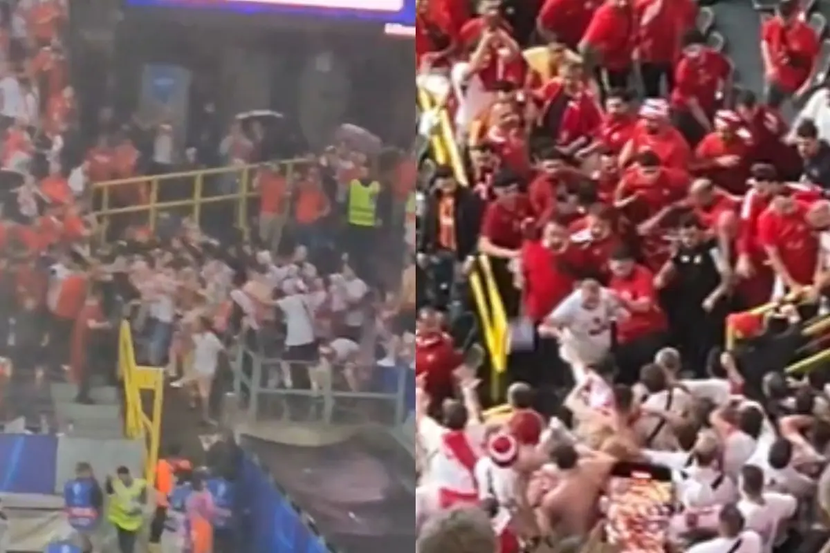 Enfrentamientos entre hinchas, Captura de pantalla